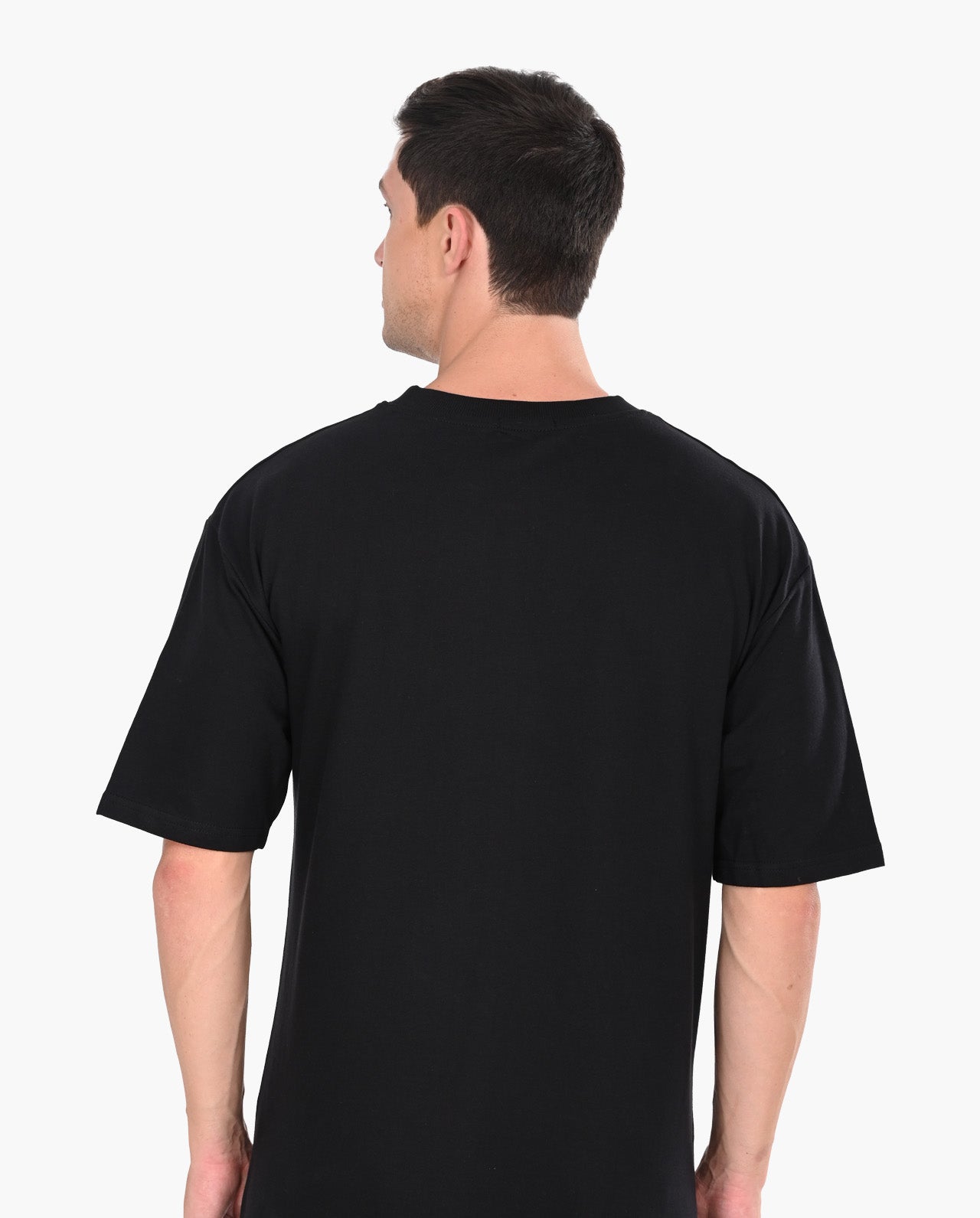 Decluttered Black Oversized T-Shirt