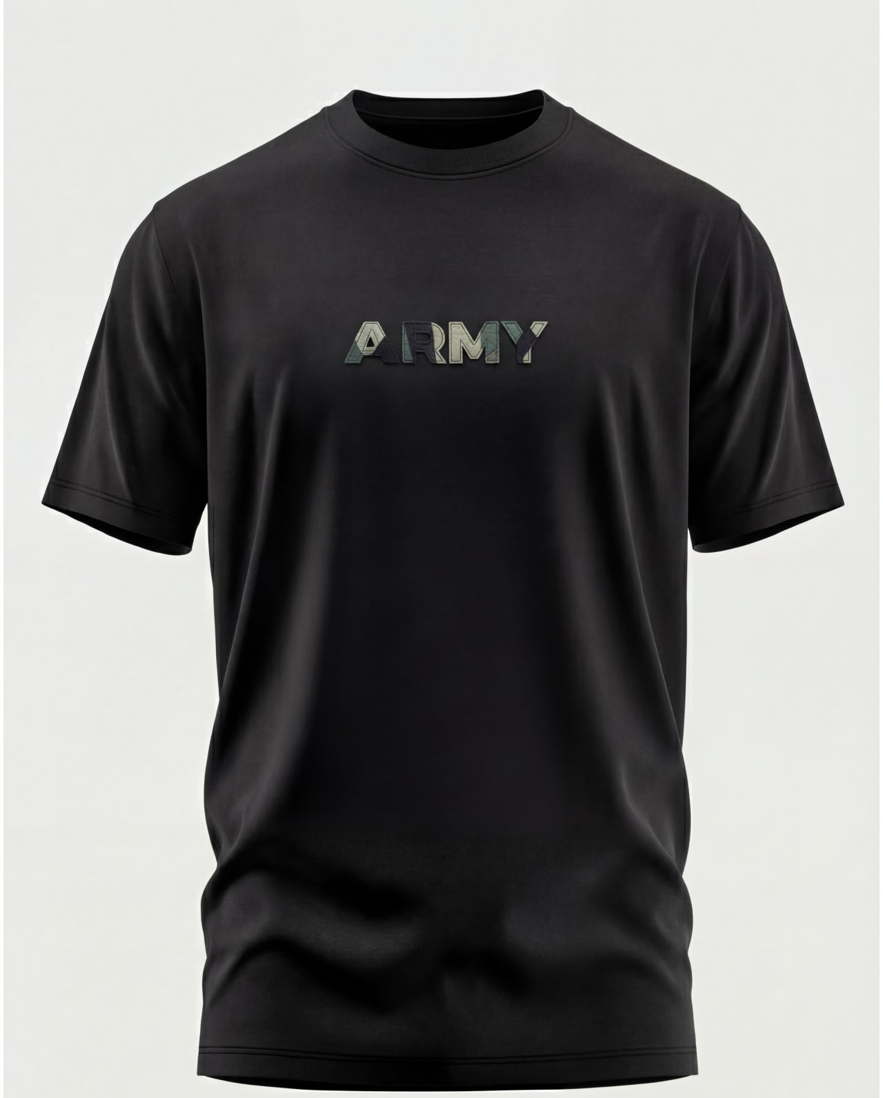 Army Camouflage Signature LuxeSoft Cotton T-Shirt