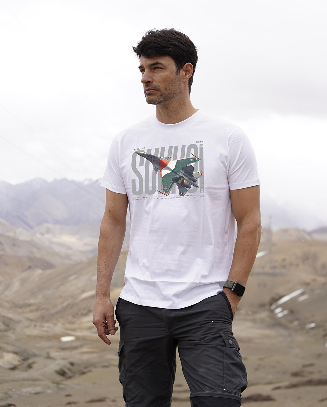 SUKHOI INDIA EDITION Signature LuxeSoft Cotton T-Shirt