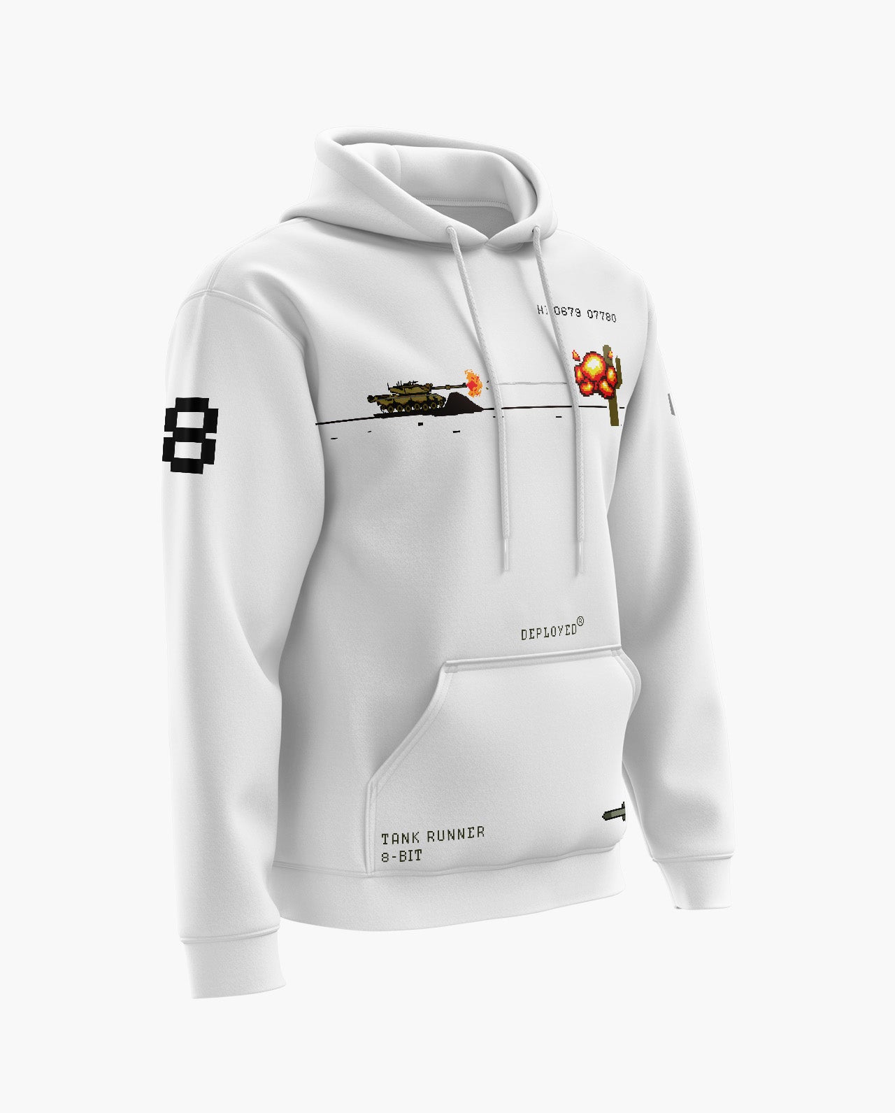Tank Runner 8-bit Hoodie