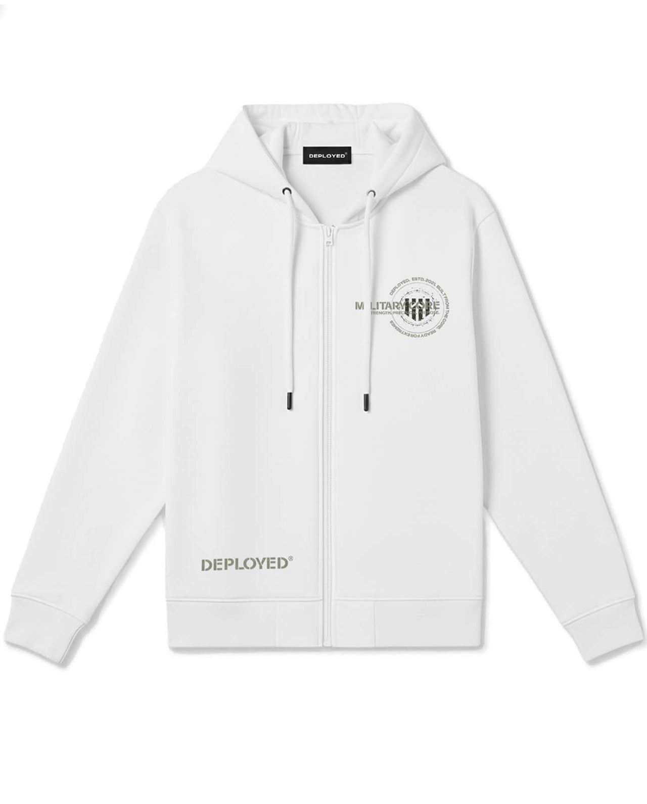 MILITARY CORE ZIPPER HOODIE