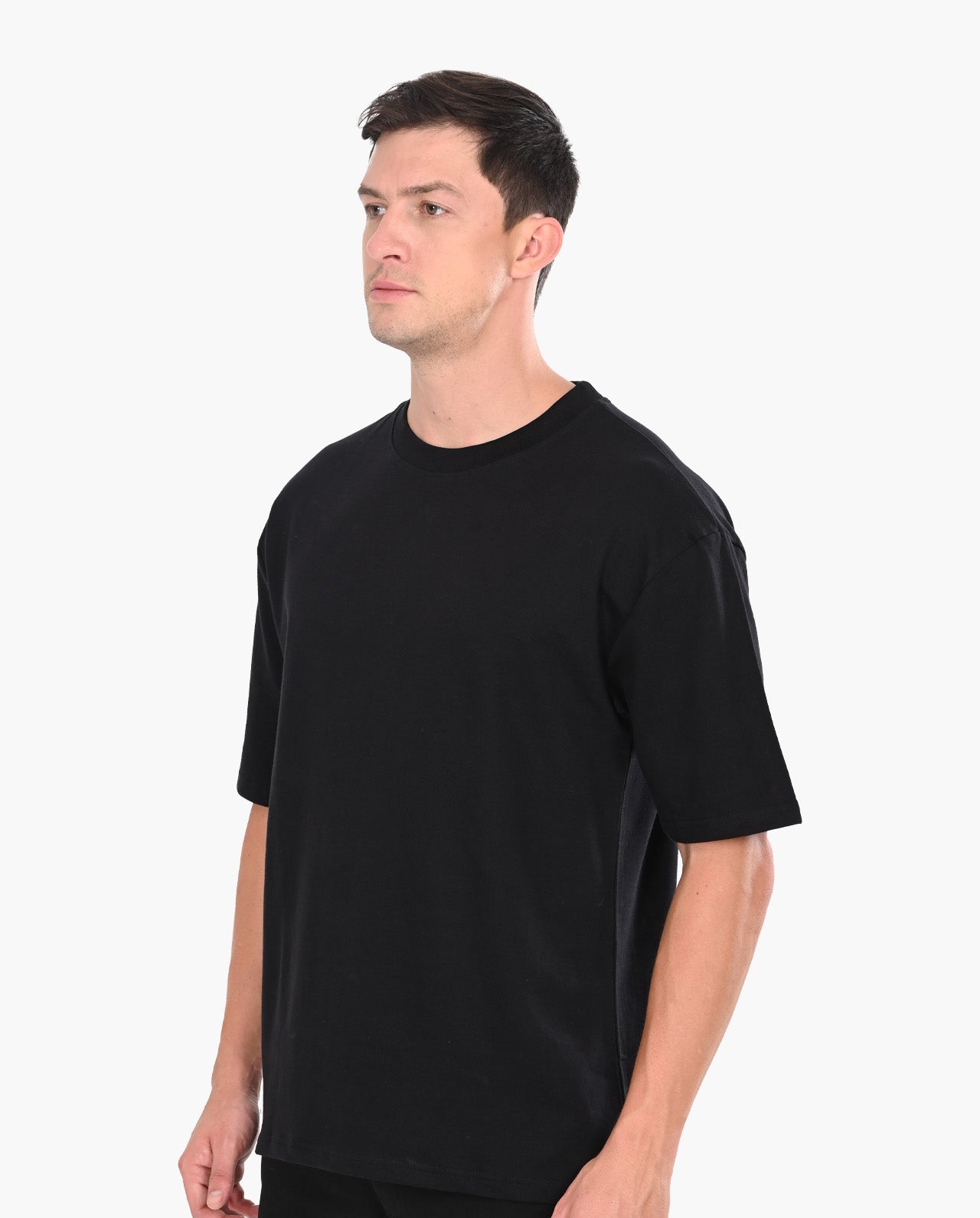 Decluttered Black Oversized T-Shirt