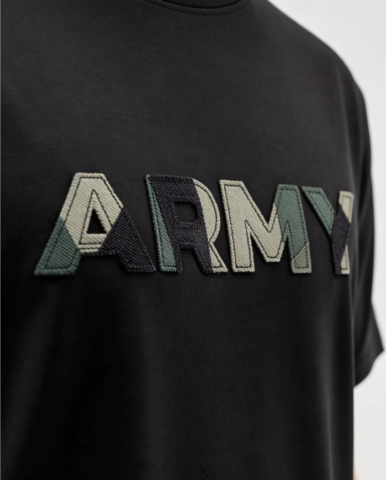 Army Camouflage Signature LuxeSoft Cotton T-Shirt