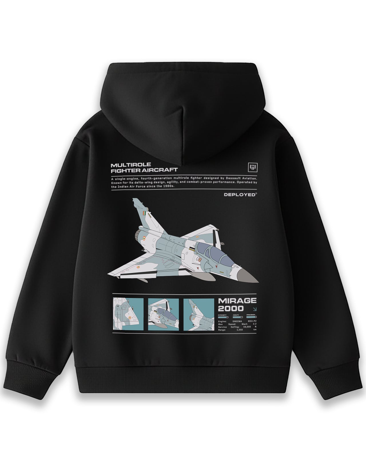 Airforce Deployed Kids Hoodie