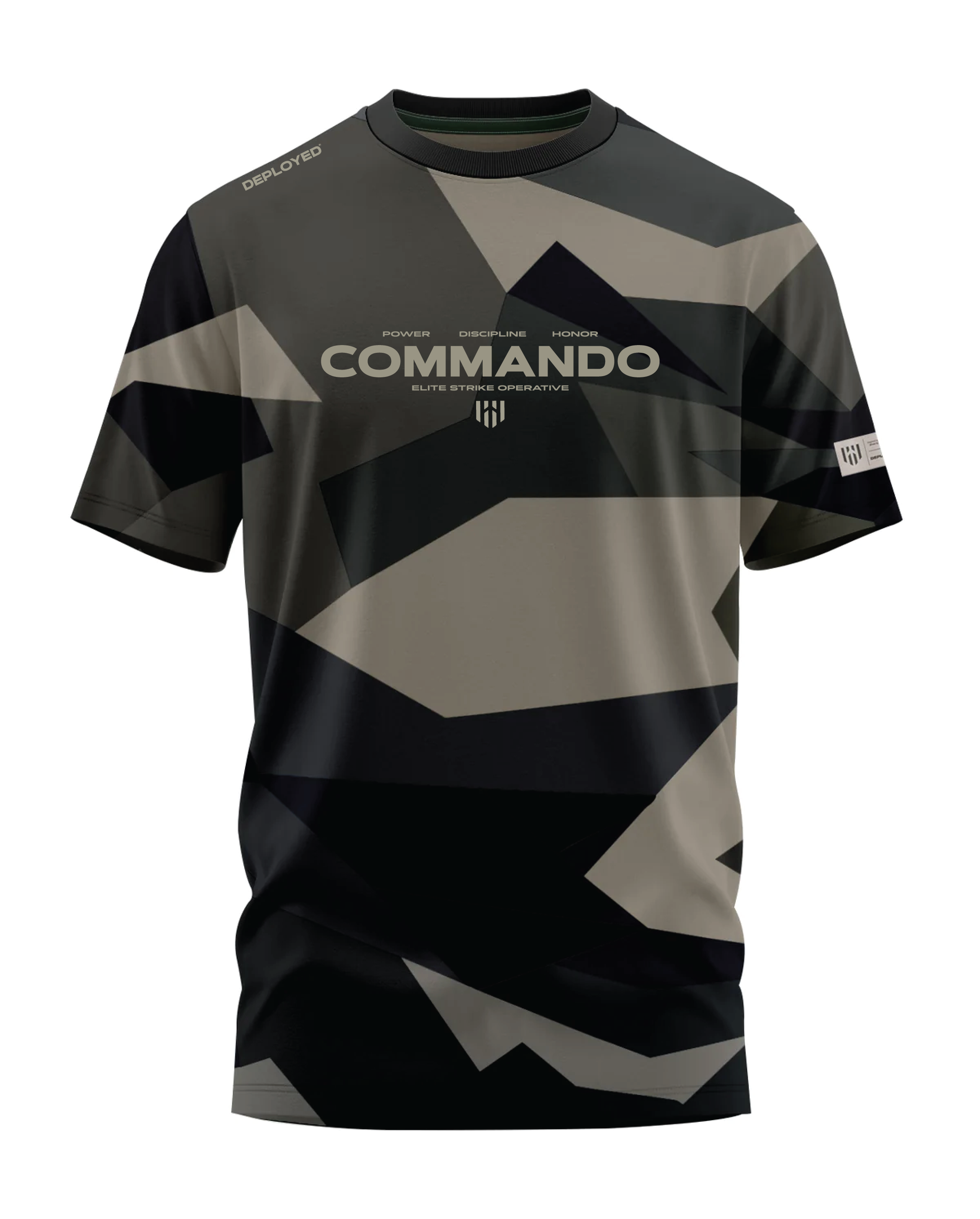 Commando Military Camo Signature Luxesoft Cotton T-Shirt