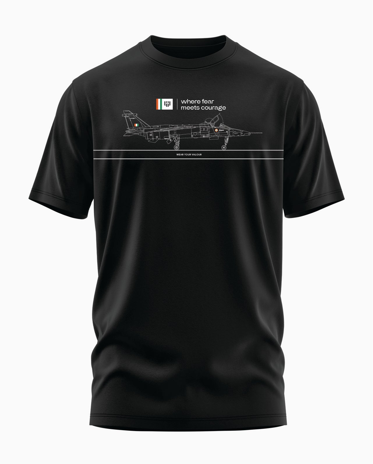 Where Fear Meets Courage Jaguar Edition Signature LuxeSoft Cotton T-Shirt