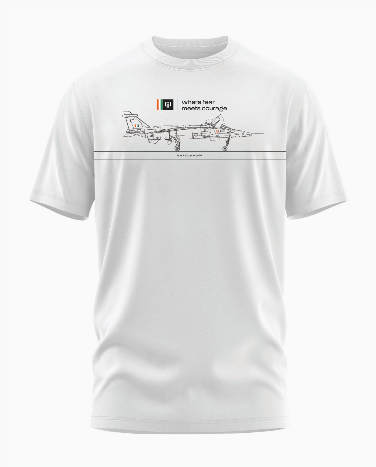 Where Fear Meets Courage Jaguar Edition Signature LuxeSoft Cotton T-Shirt
