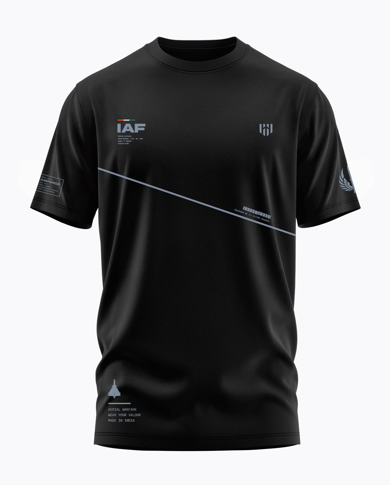 Flying Dagger Unit 45 Signature LuxeSoft Cotton T-Shirt