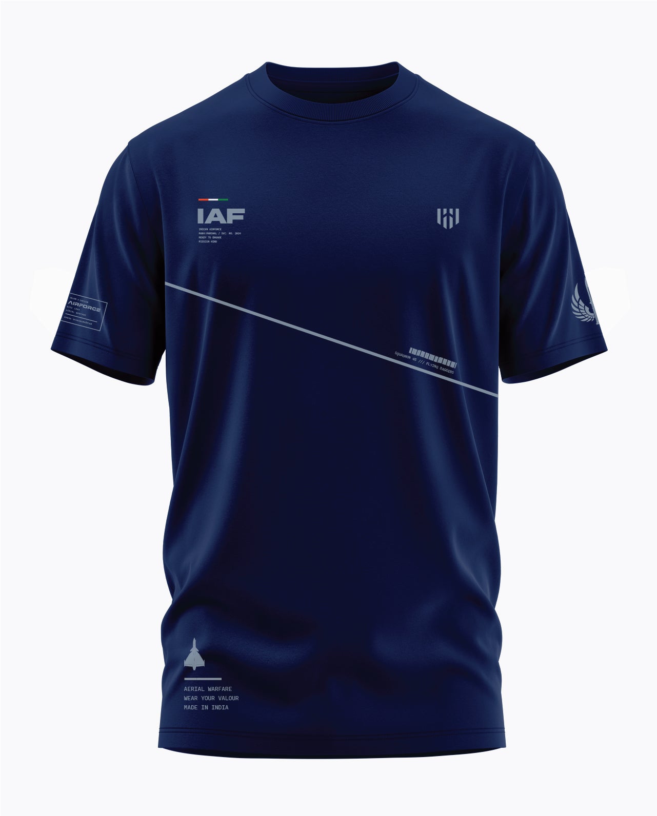 Flying Dagger Unit 45 Signature LuxeSoft Cotton T-Shirt