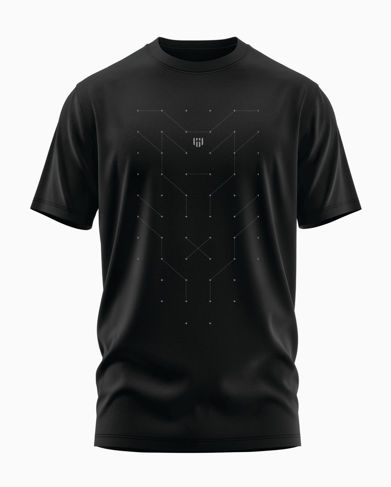 DEPLOYED GRID MATRIX Signature LuxeSoft Cotton T-Shirt
