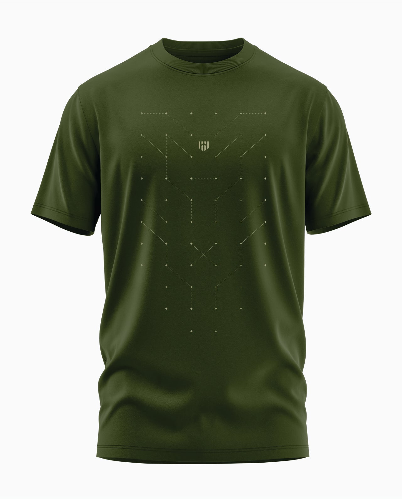 DEPLOYED GRID MATRIX Signature LuxeSoft Cotton T-Shirt