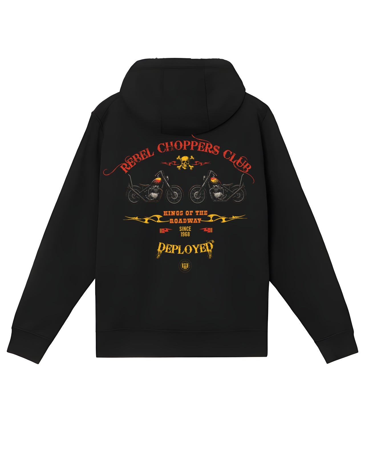 REBEL CHOPPERS CLUB ZIPPER HOODIE