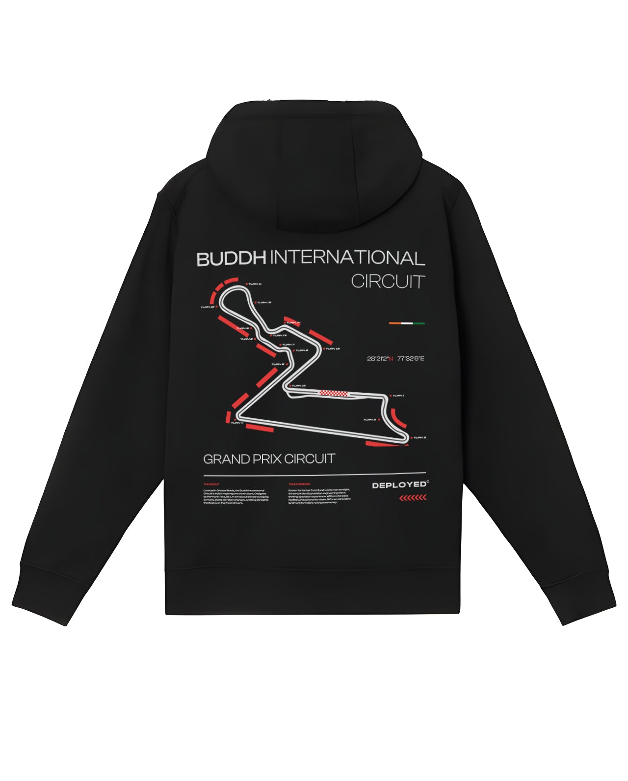 BUDDH INTERNATIONAL CIRCUIT Zipper Hoodie