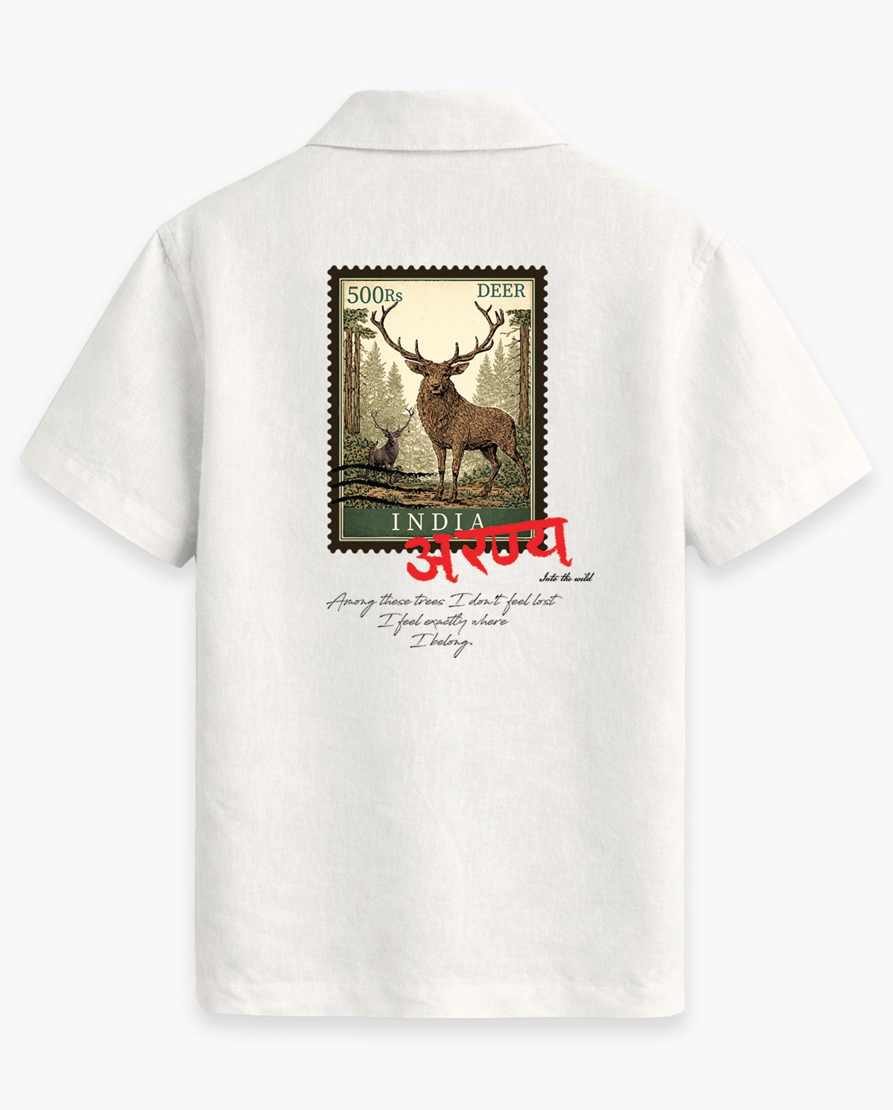 Aranya Origins Half Sleeve Linenblend Shirt