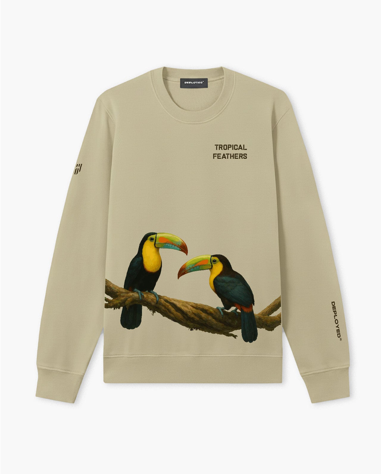 Tropical Feathers Lightweight Premium Sweatshirt