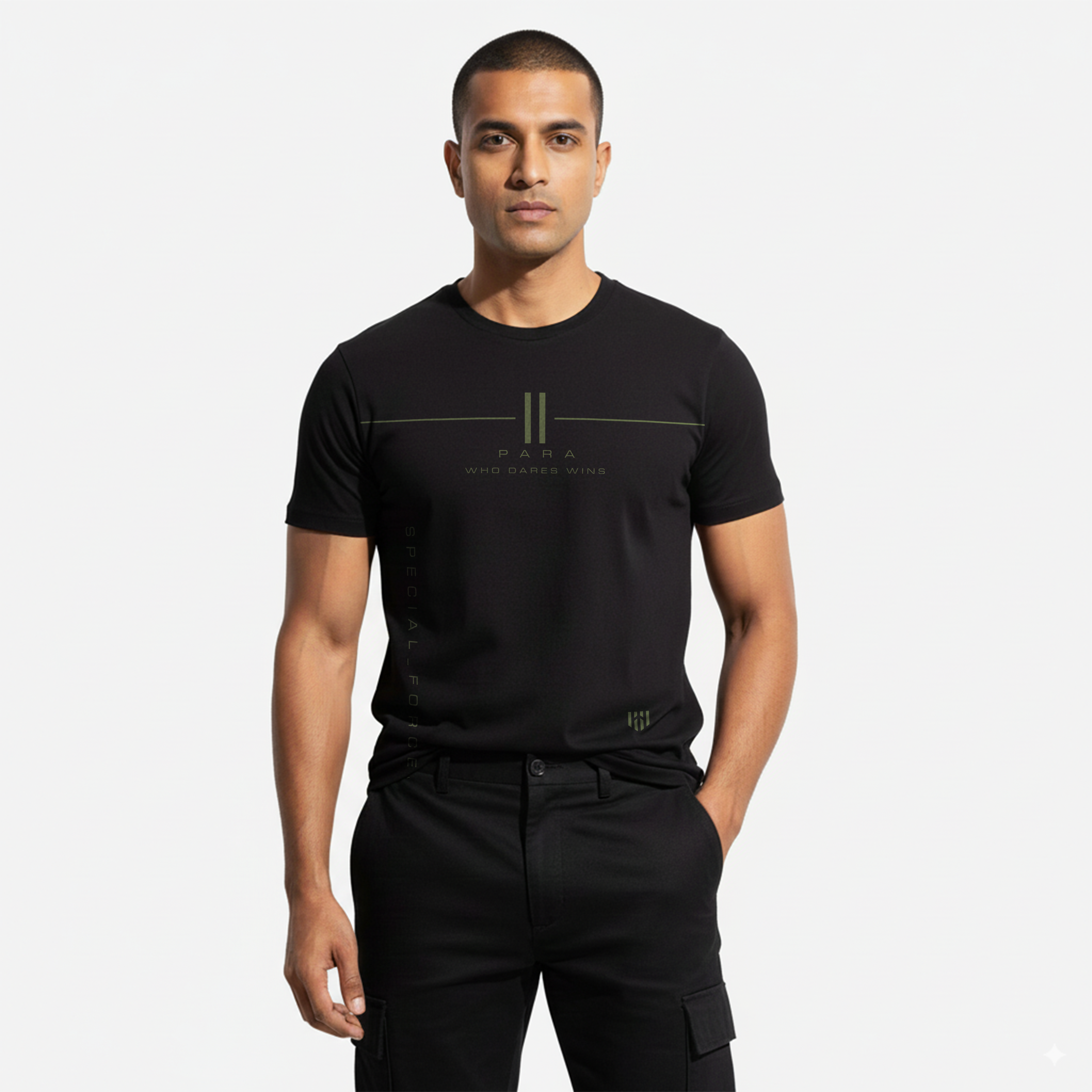 11 PARA SF COVERT Signature LuxeSoft Cotton T-Shirt - CS