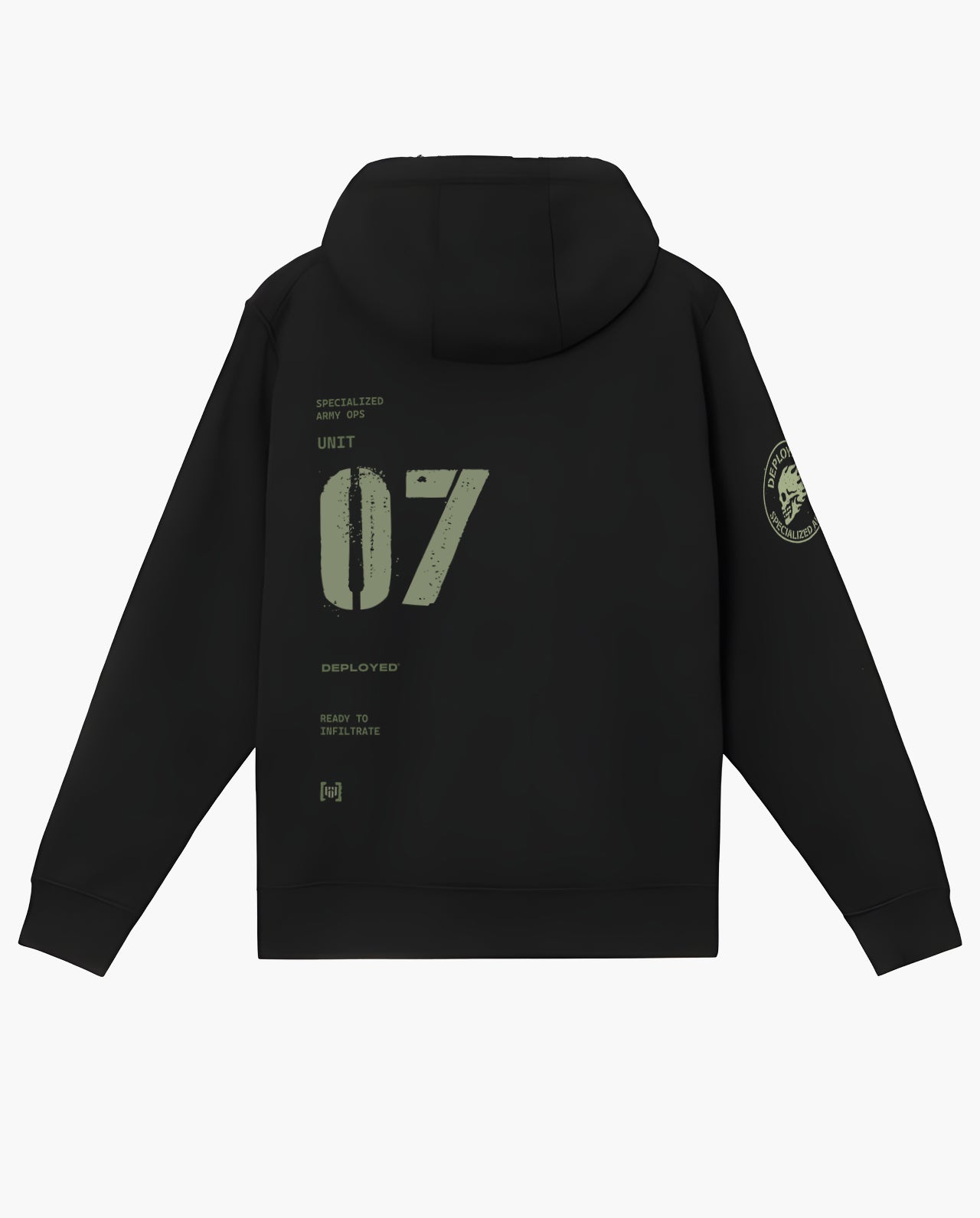Deployed Army Unit-07 Zipper Hoodie