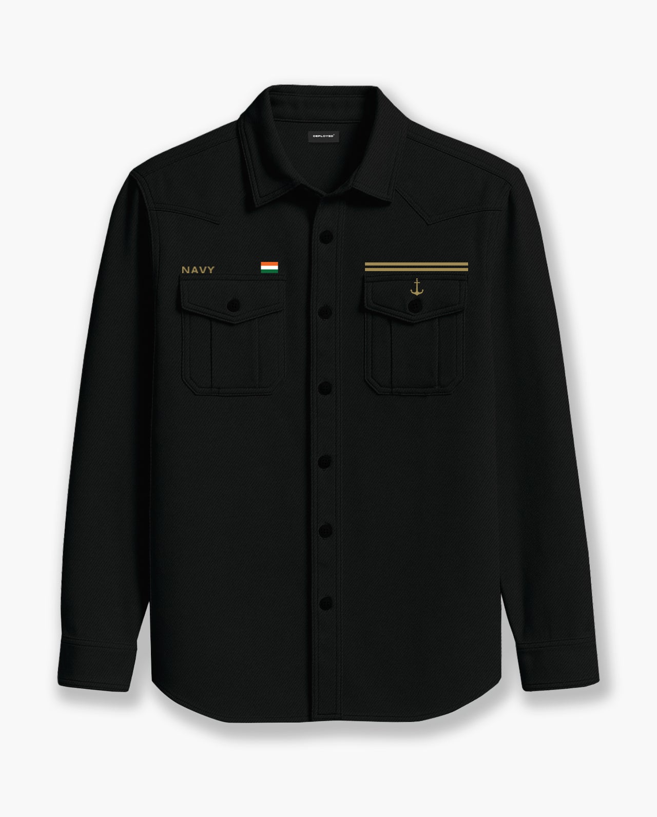 NAVY CARGO SHIRT