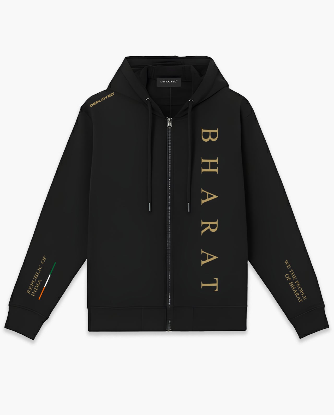 Bharat Spirit Zipper Hoodie