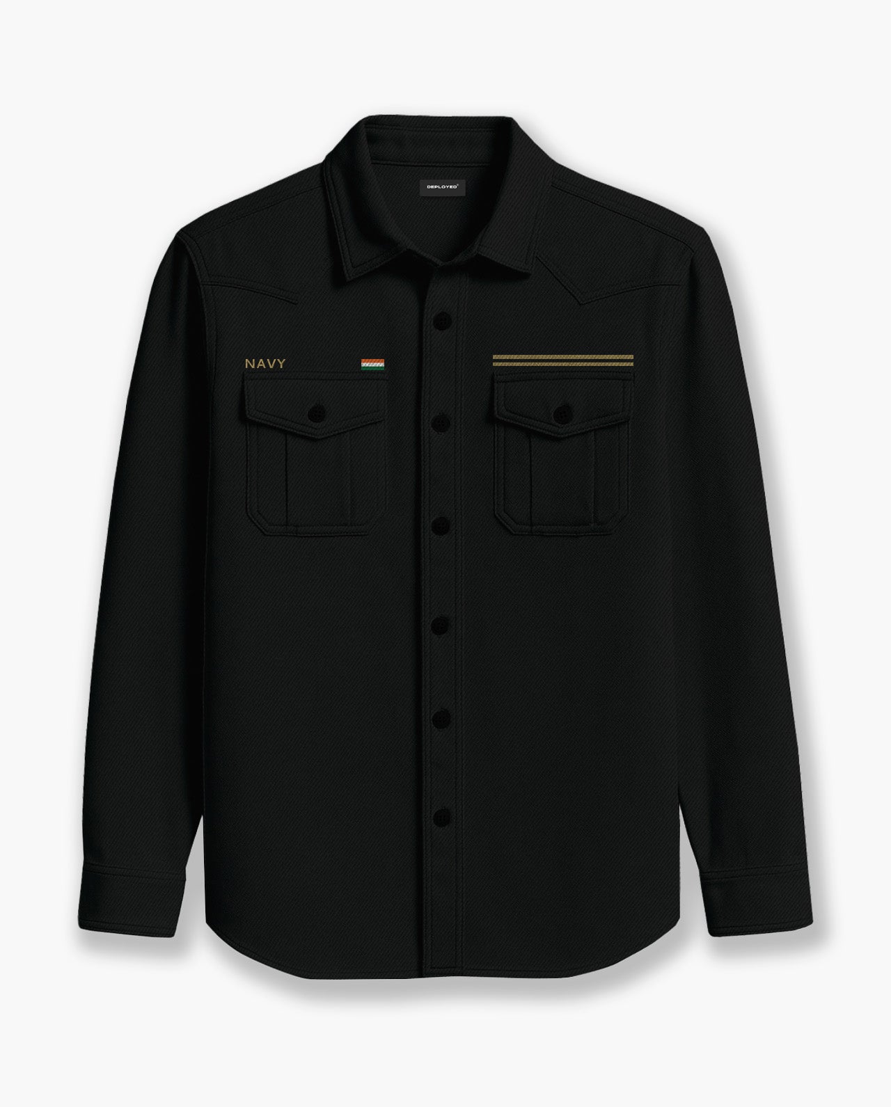 NAVY CARGO SHIRT