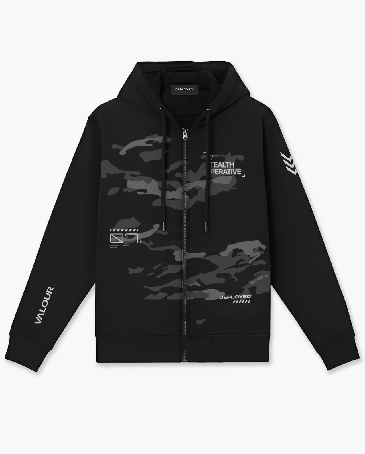 Secret Operative Zipper Hoodie