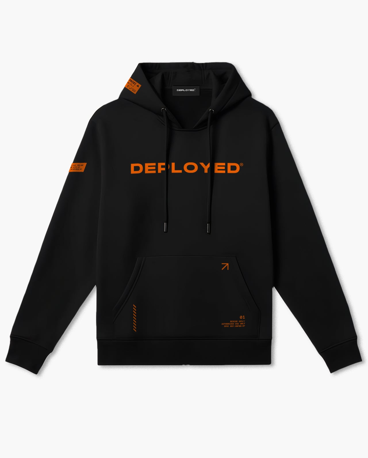 Deployed Black Box Hoodie