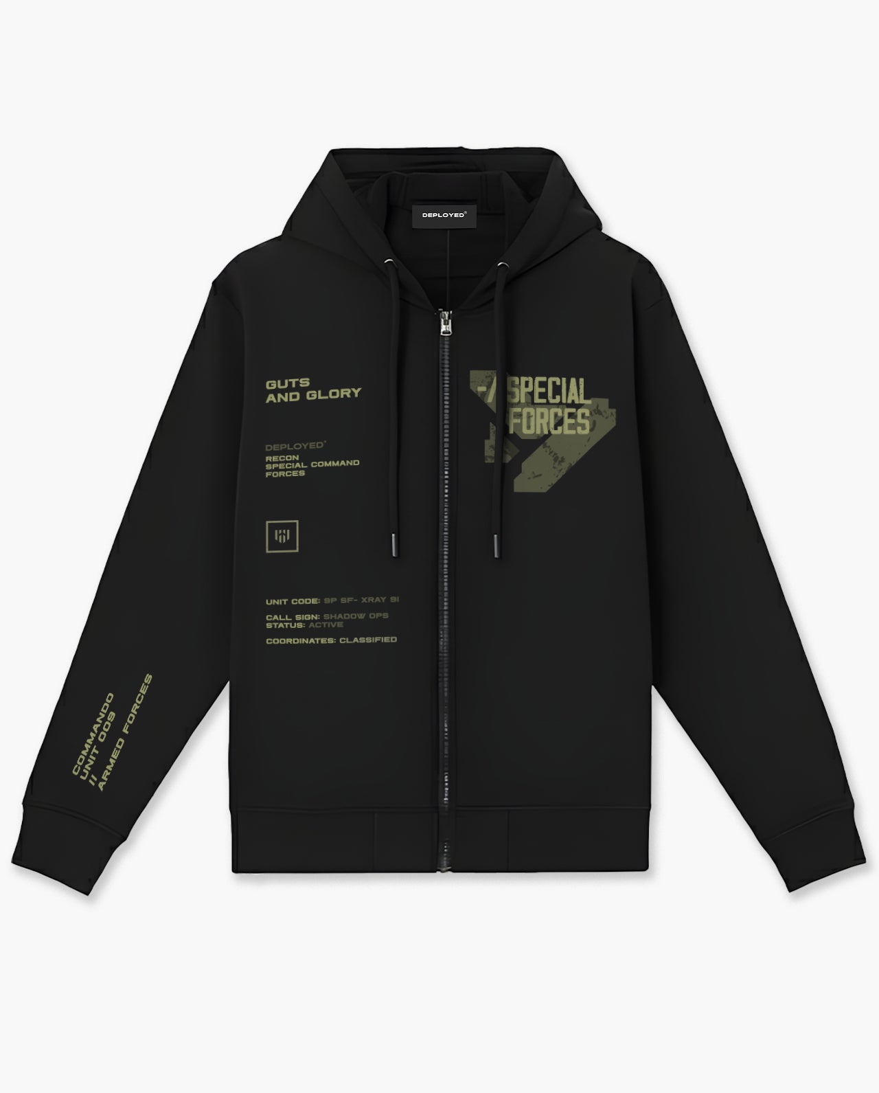 SF Tactical Zipper Hoodie