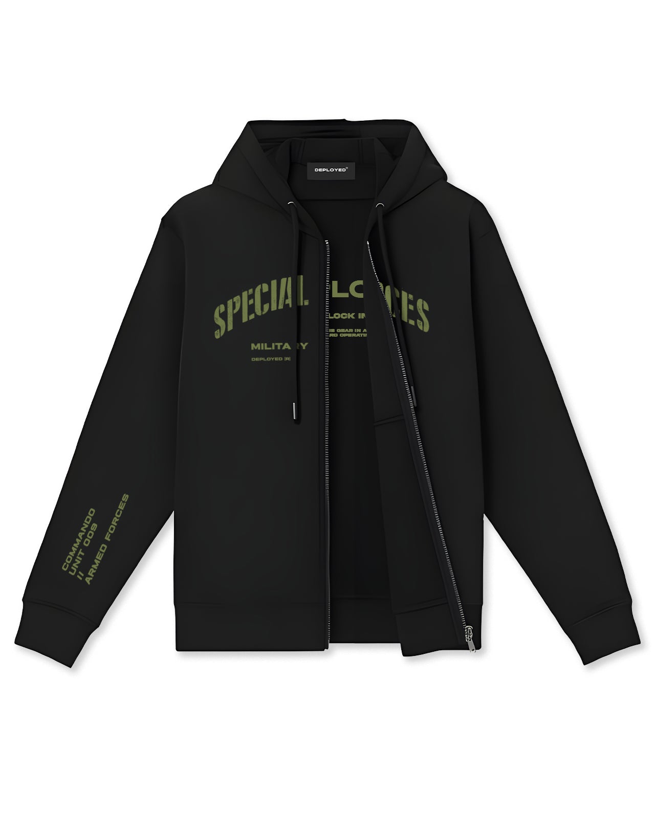 Deployed Special Forces Zipper Hoodie