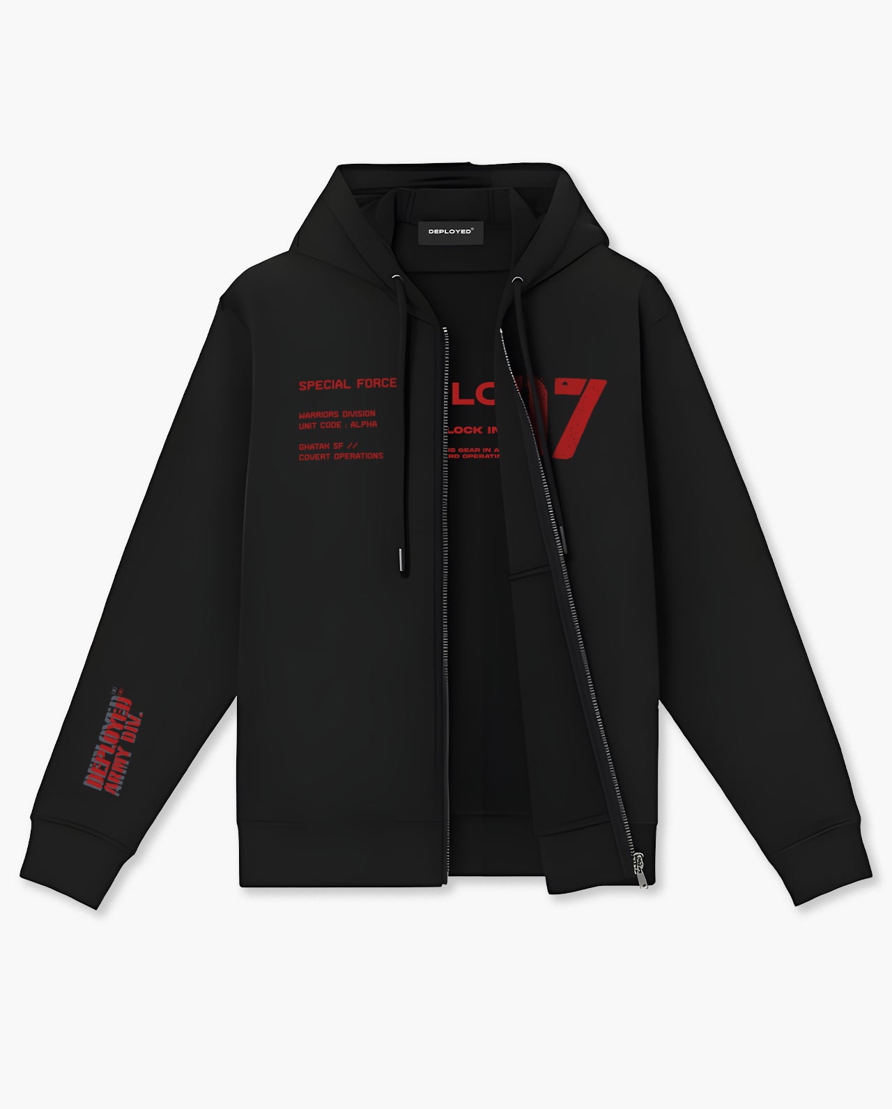 Deployed 07 Sf Zipper Hoodie
