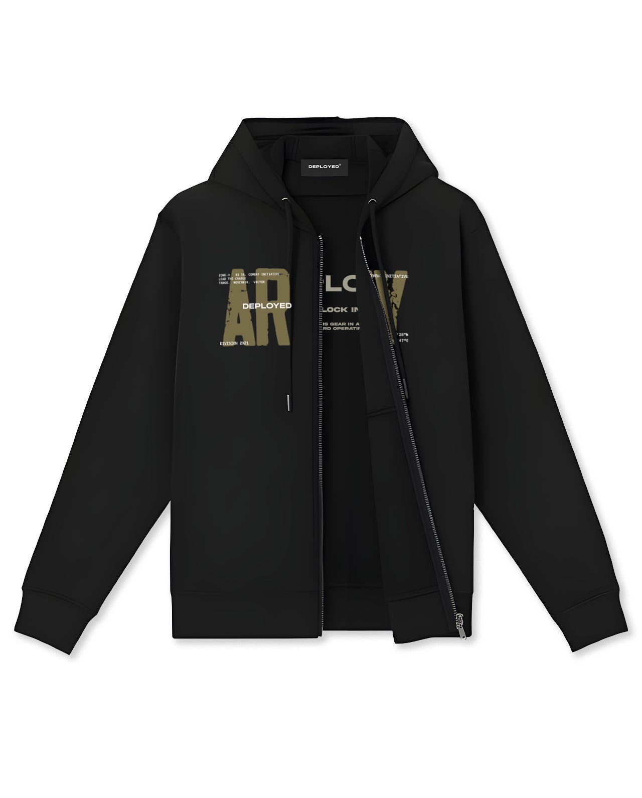 Army Tactical Zipper Hoodie