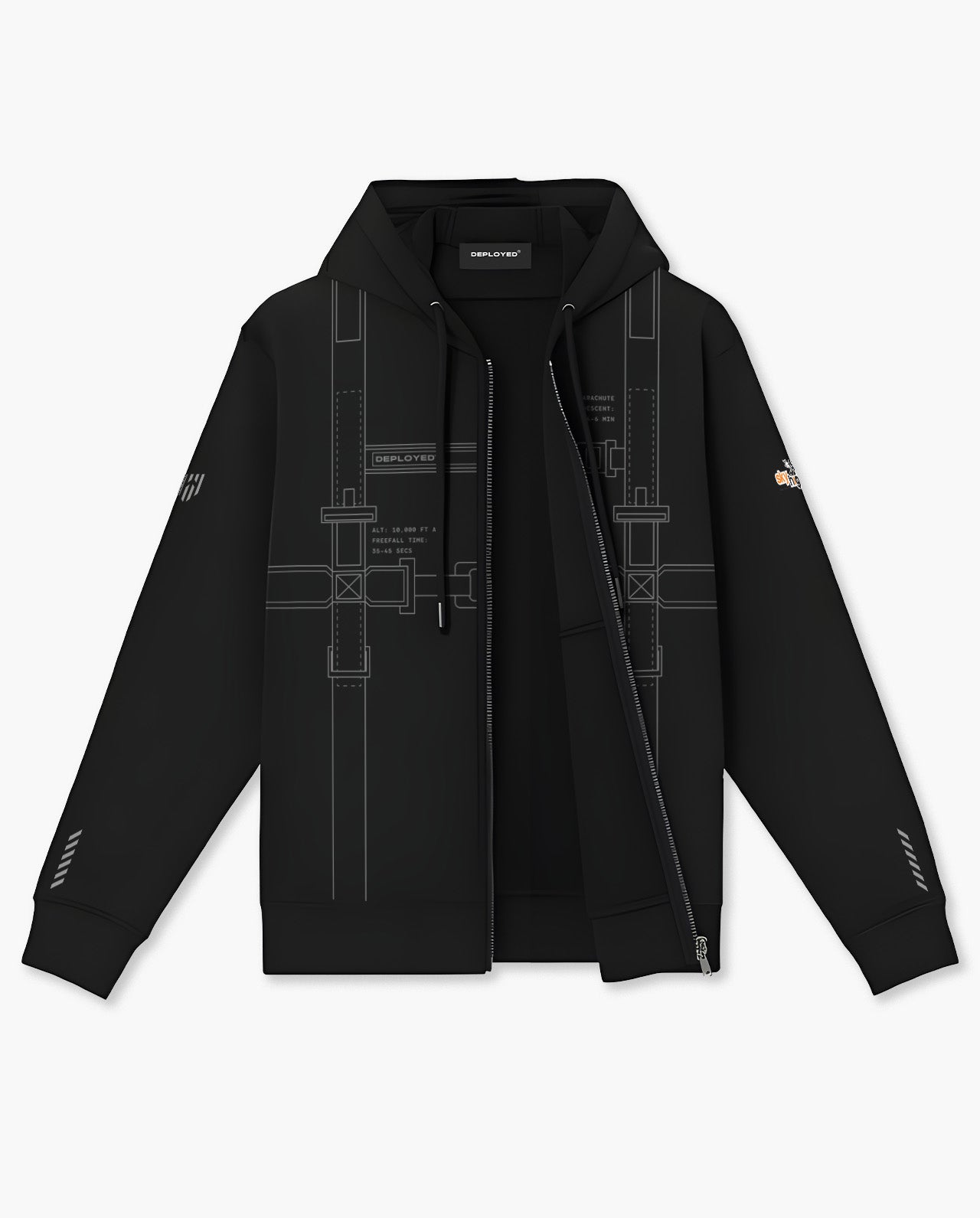 Sky Diver Zipper Hoodie