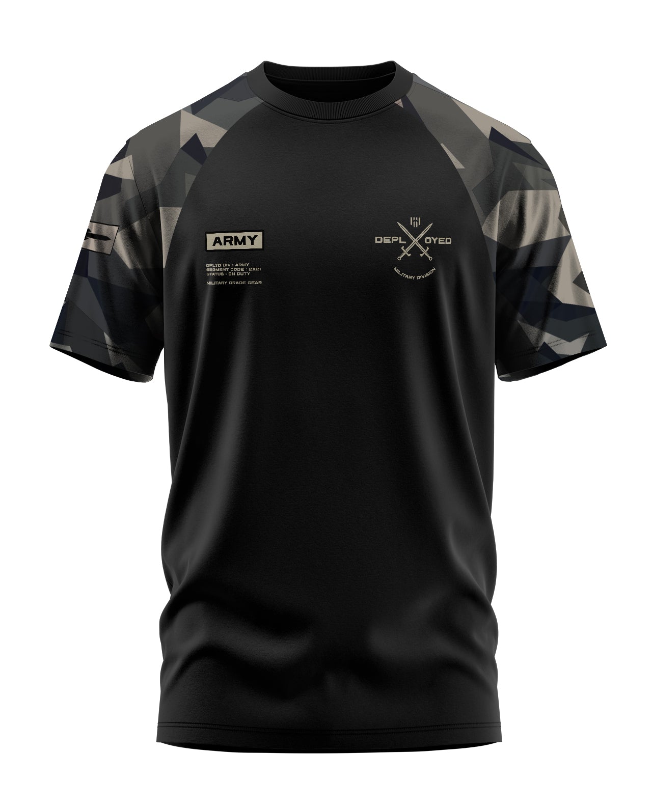 Army Camo Uniform LuxeSoft Cotton T-Shirt