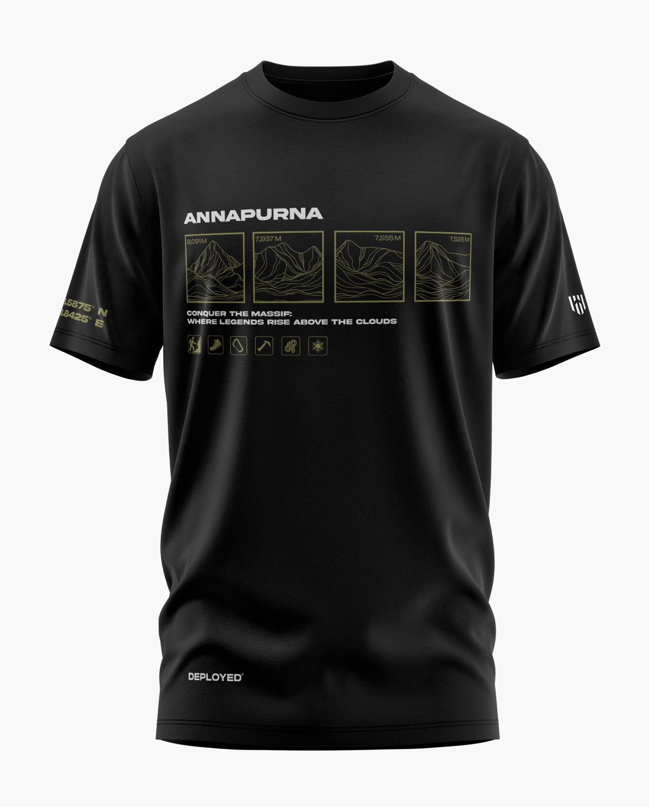 The Annapurna Massif Signature LuxeSoft Cotton T-Shirt