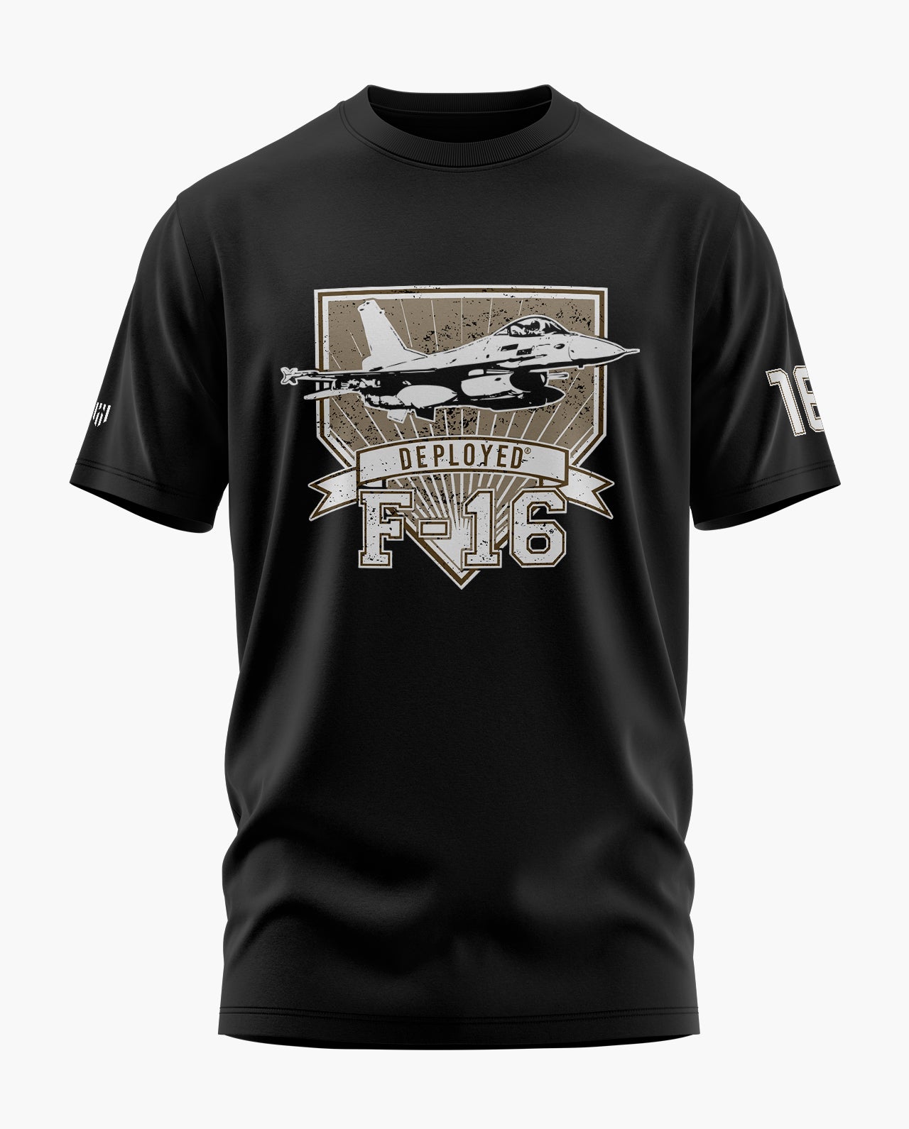 F-16 Falcon Vintage Signature LuxeSoft Cotton T-Shirt