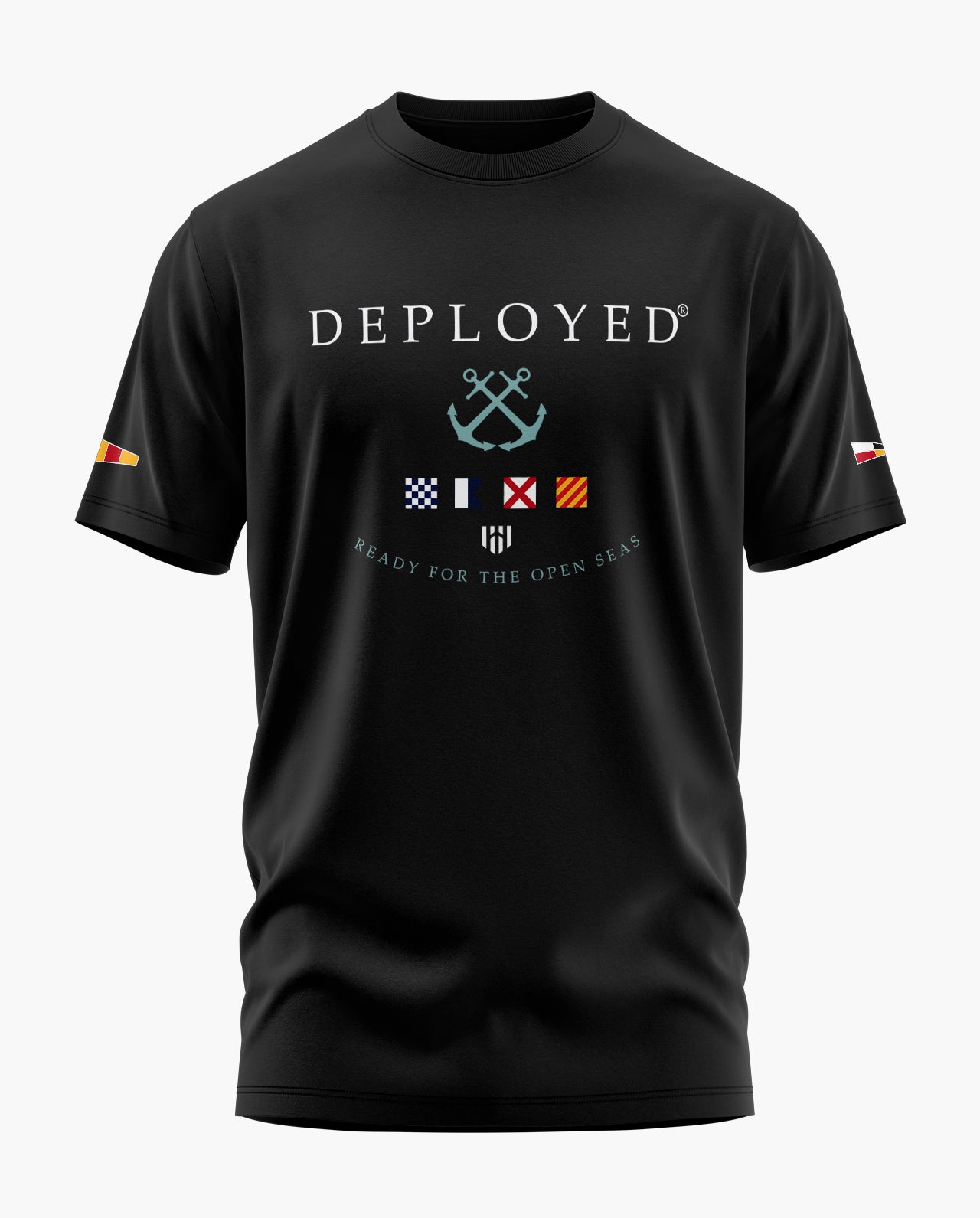 Deployed Maritime Signature LuxeSoft Cotton T-Shirt