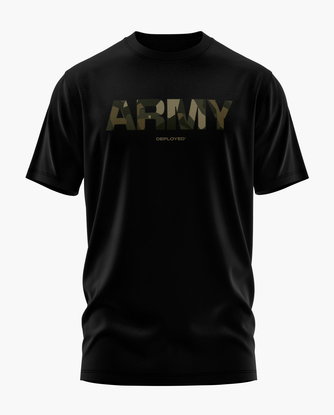 Deployed Army Division Signature LuxeSoft Cotton T-Shirt