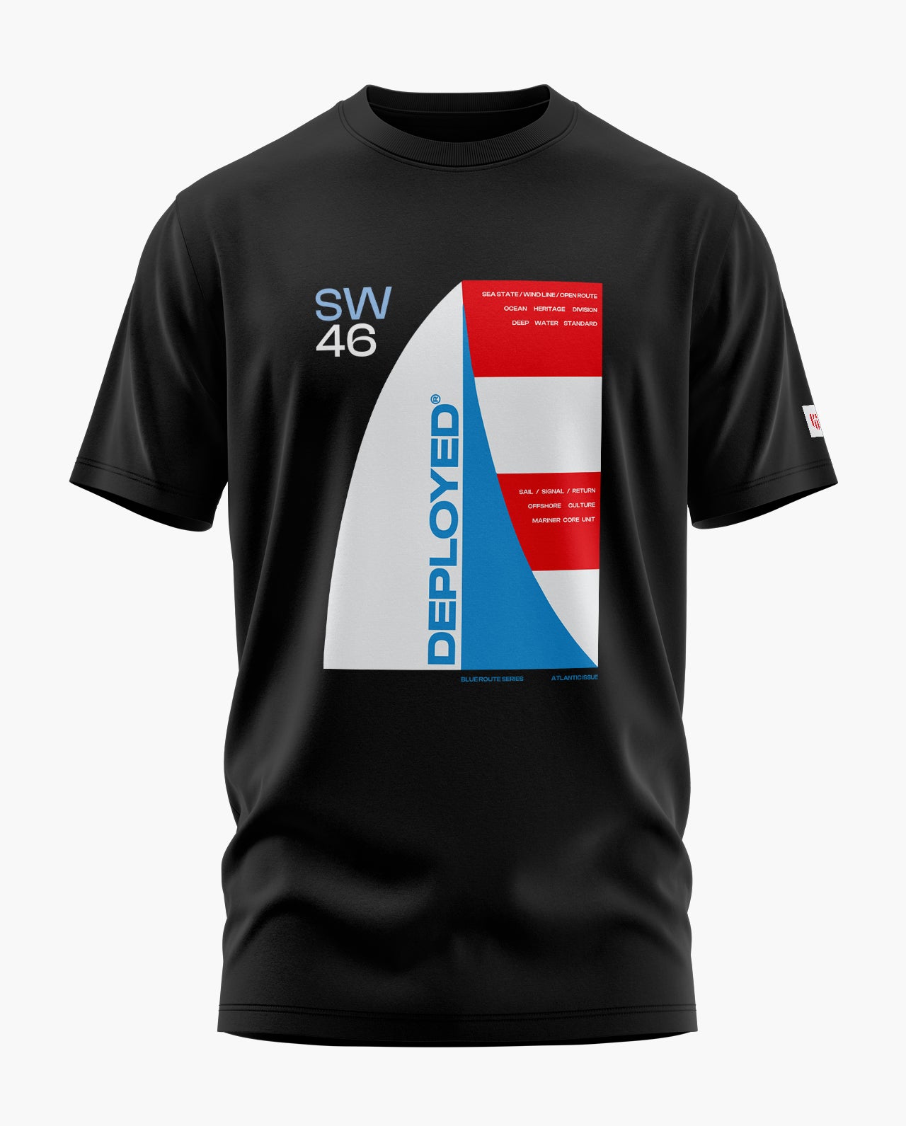 SAILCRAFT Signature LuxeSoft Cotton T-Shirt - Black