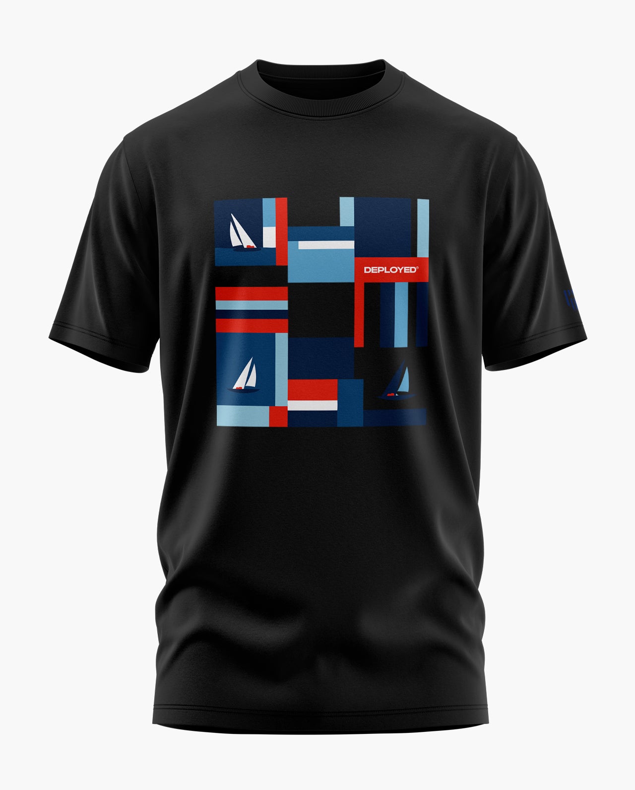 SAILFRAME Signature LuxeSoft Cotton T-Shirt - Black