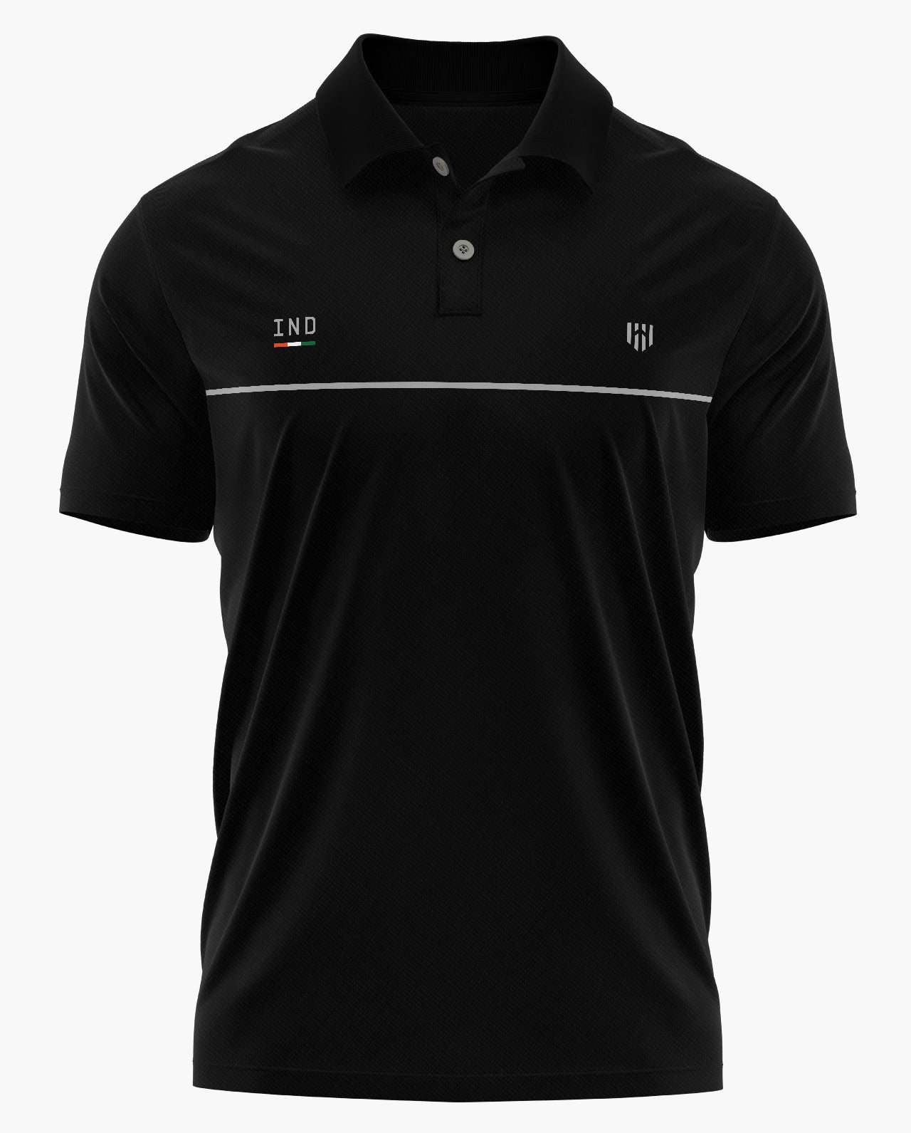 INDIA TRICOLOR STROKE Polo T-Shirt - CS