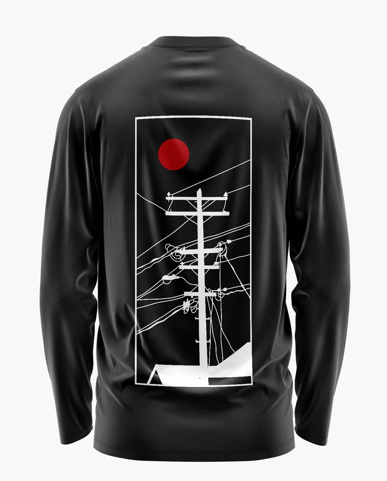 Crimson Horizon Signature Luxesoft Cotton Full Sleeve T-Shirt