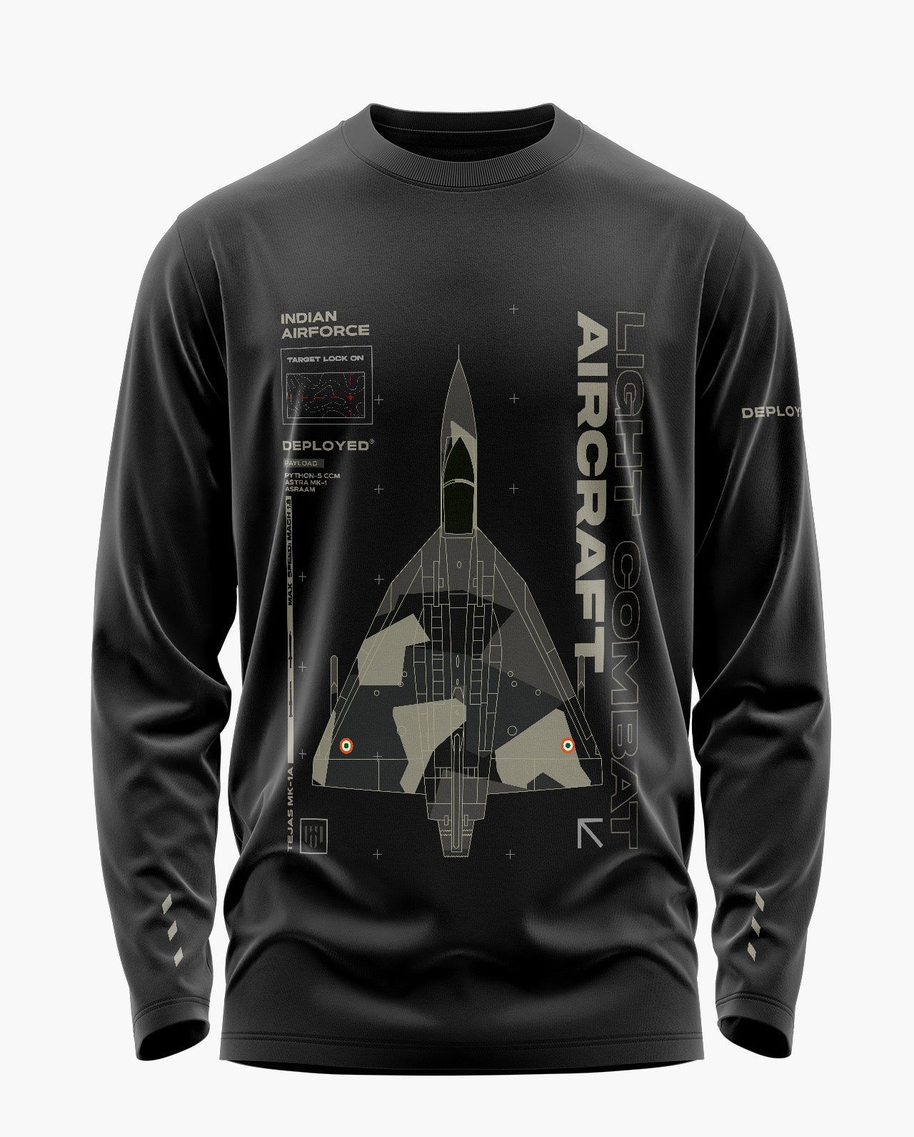 Sr-003-Camo-Tejas Signature Luxesoft Cotton Full Sleeve T-Shirt