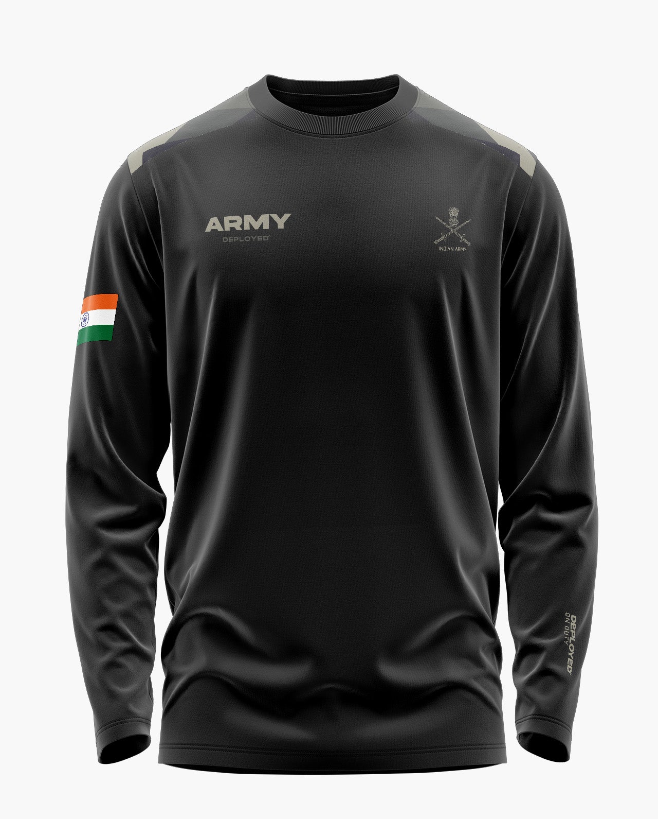 Sr-021-Camo Signature Luxesoft Cotton Full Sleeve T-Shirt - CS