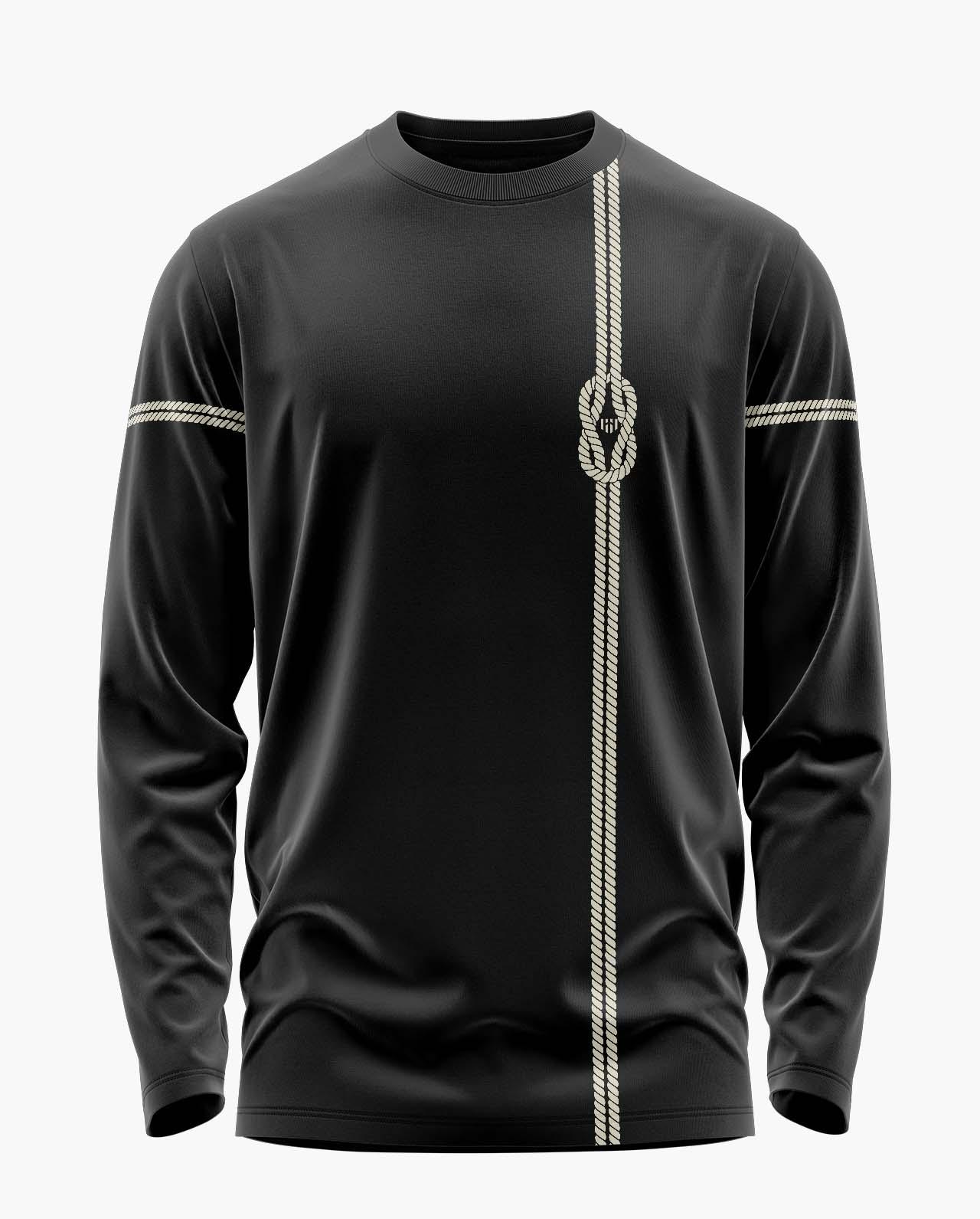 Square Knot Rope Vertical Full Sleeve T-Shirt - Aero Armour