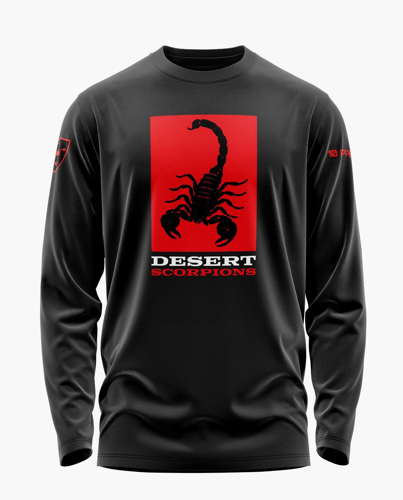 Desert Scorpions-10 Para Sf Signature Luxesoft Cotton Full Sleeve T-Shirt - CS