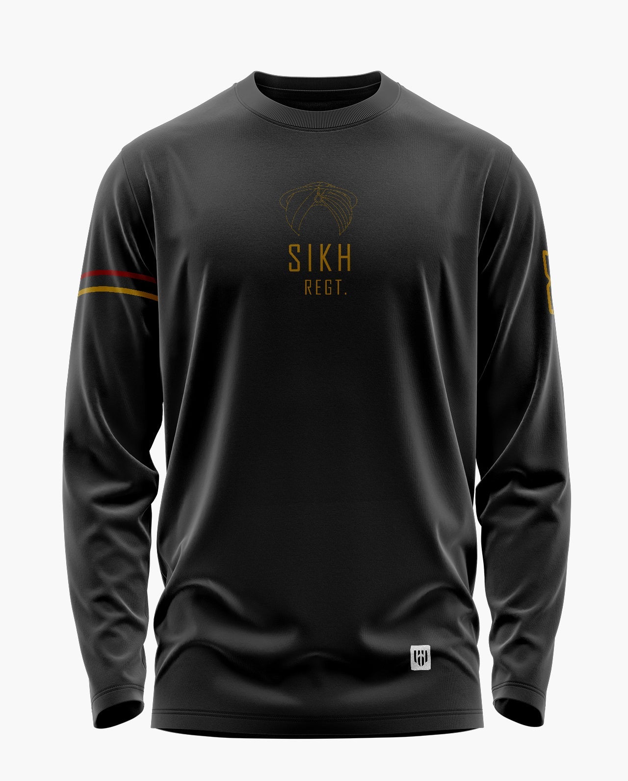 8 Sikh Regt Signature Luxesoft Cotton Full Sleeve T-Shirt - CS