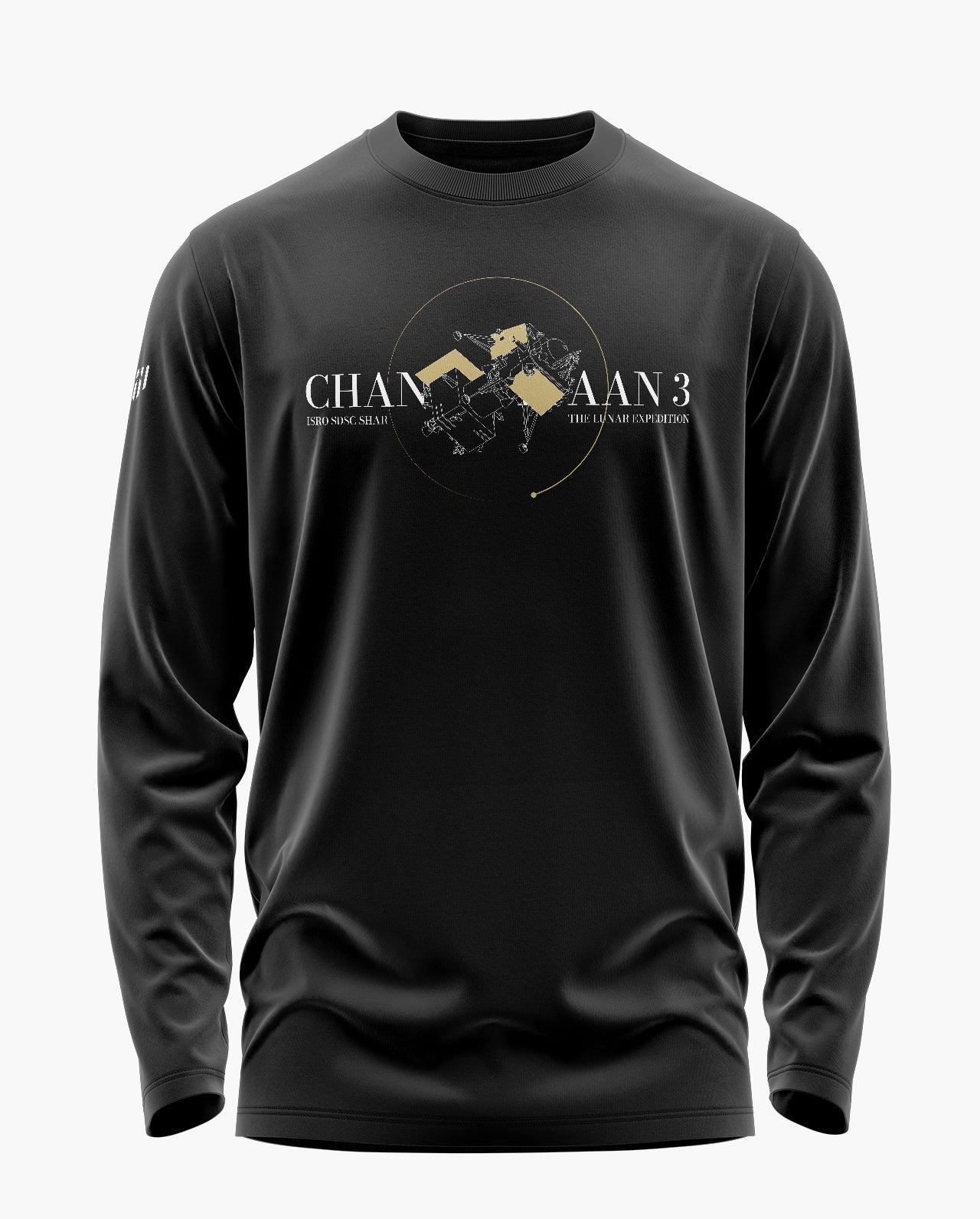 Chandrayaan 3 The Lunar Expedition Full Sleeve T-Shirt - Aero Armour