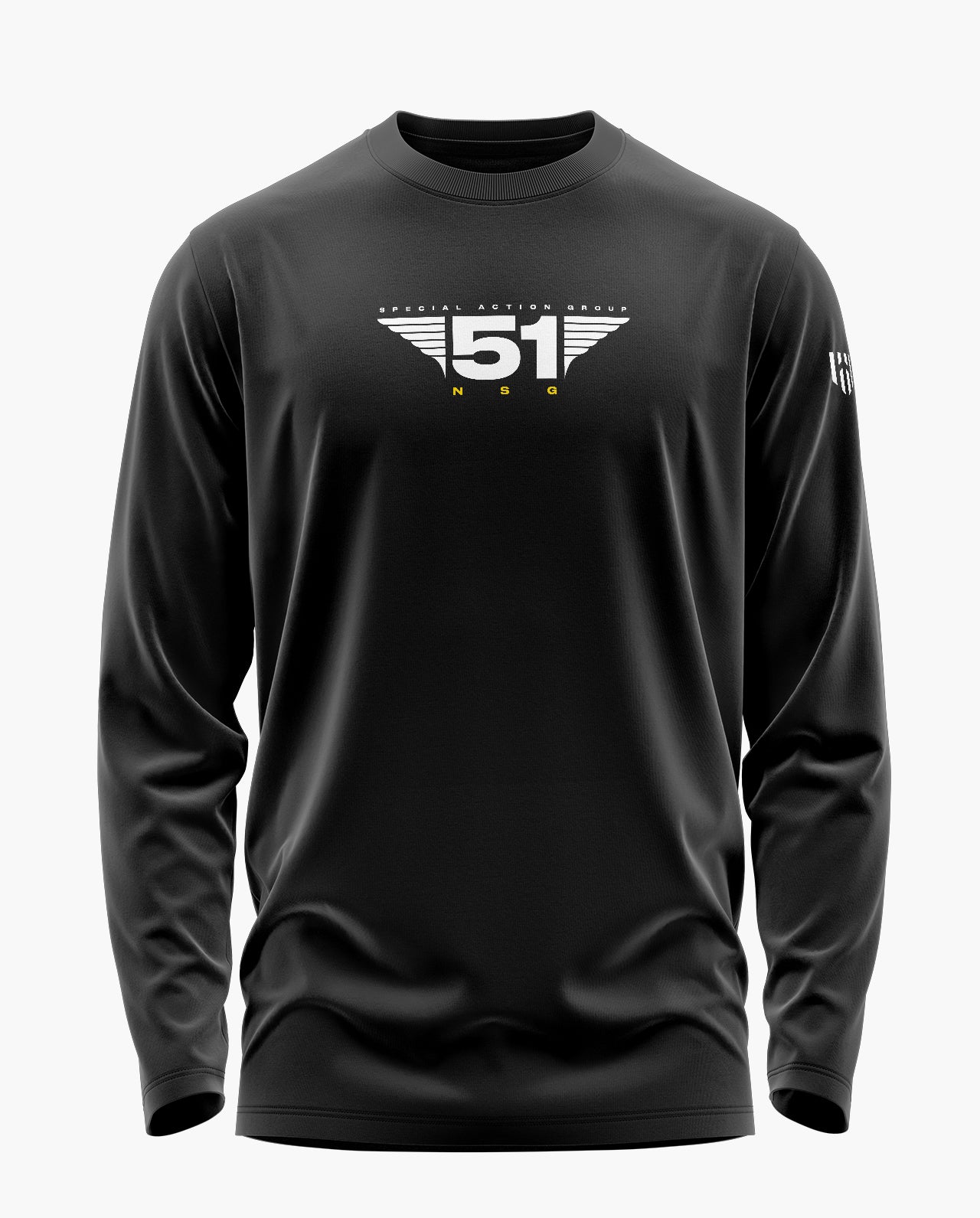 51 Nsg Signature Luxesoft Cotton Full Sleeve T-Shirt - CS