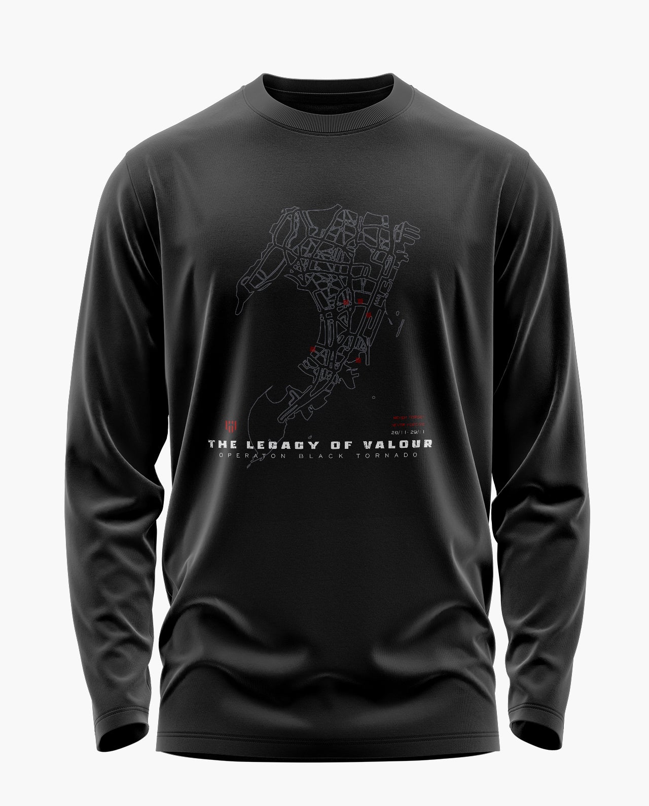 The Legacy Of Valour Se Signature Luxesoft Cotton Full Sleeve T-Shirt