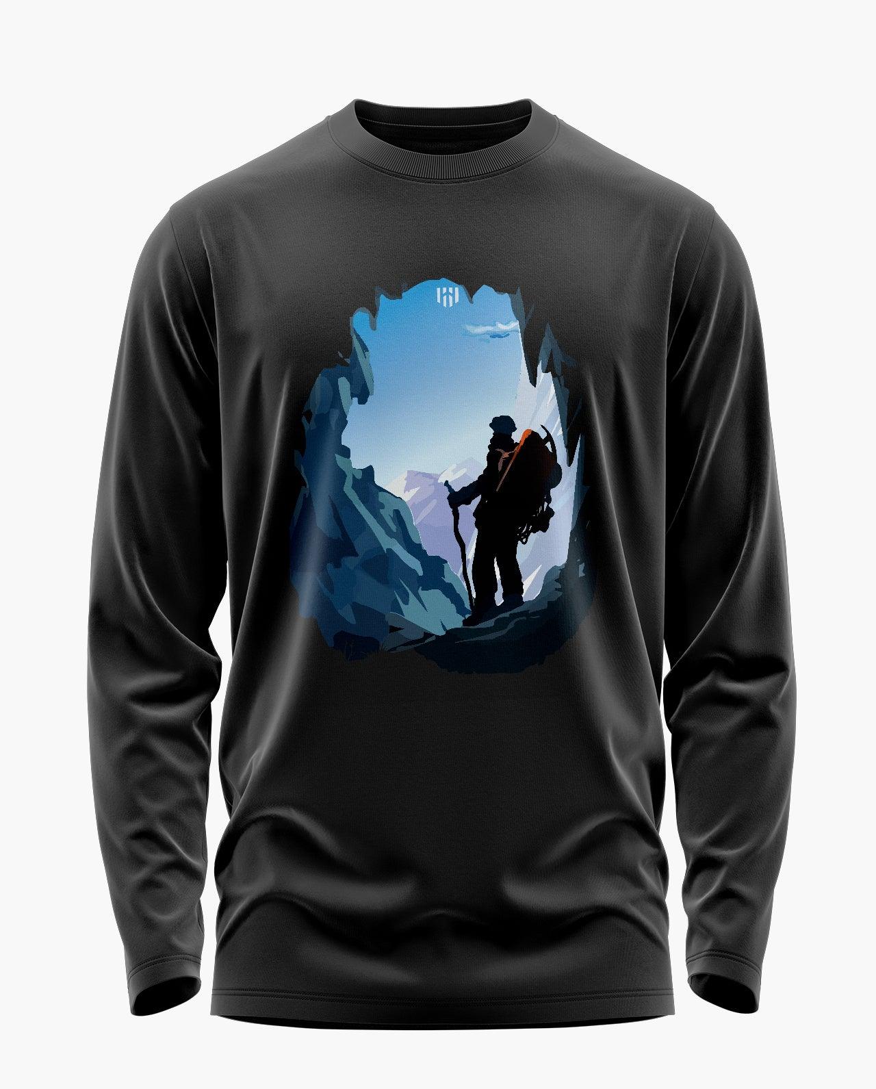 Summit Shadows Signature Luxesoft Cotton Full Sleeve T-Shirt - CS