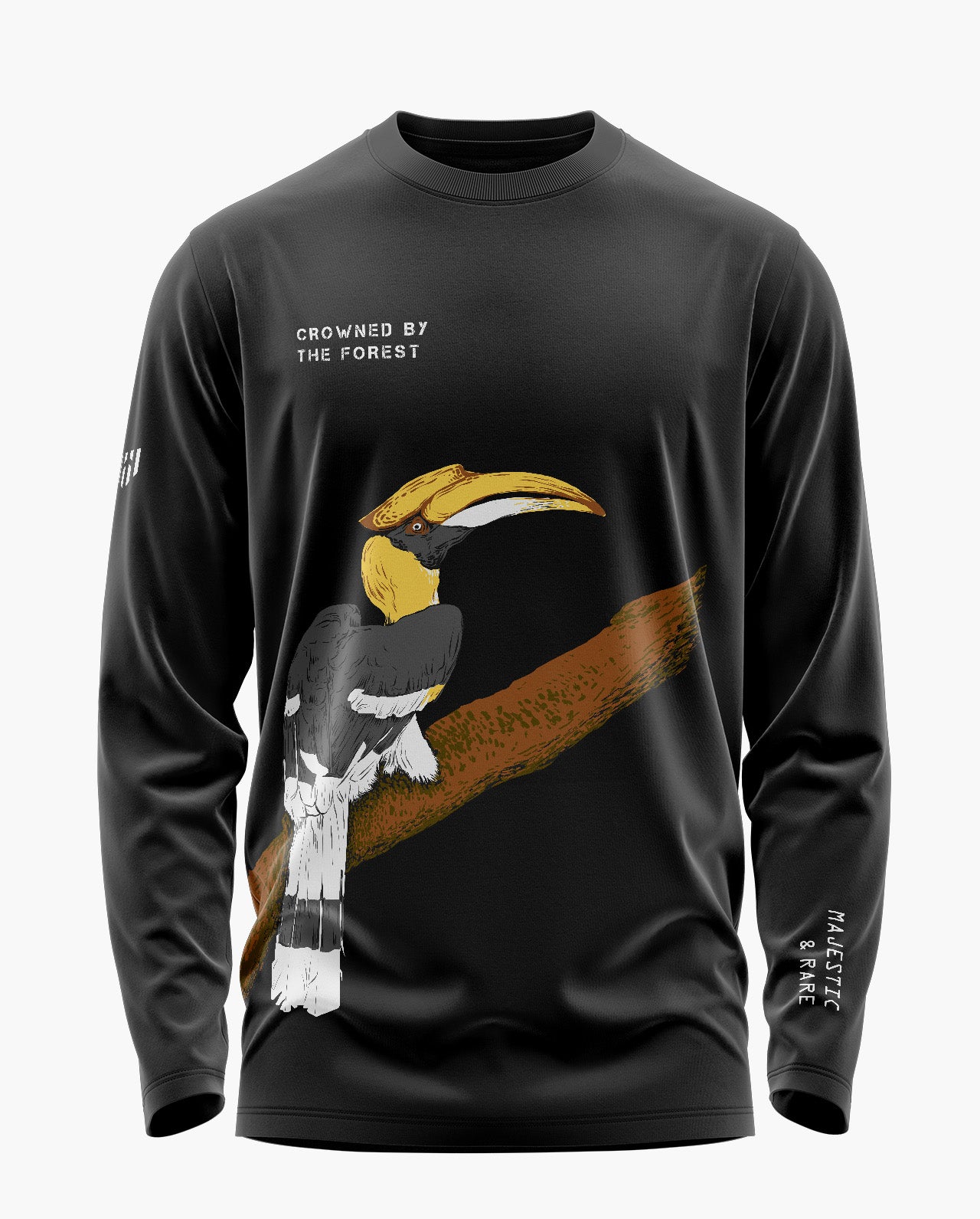 Crowned By The Forest Signature Luxesoft Cotton Full Sleeve T-Shirt